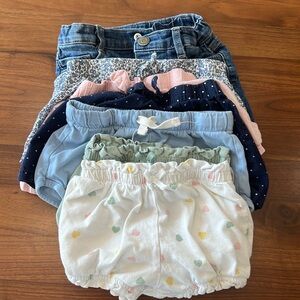 Bundle of 7 shorts size 9-12
